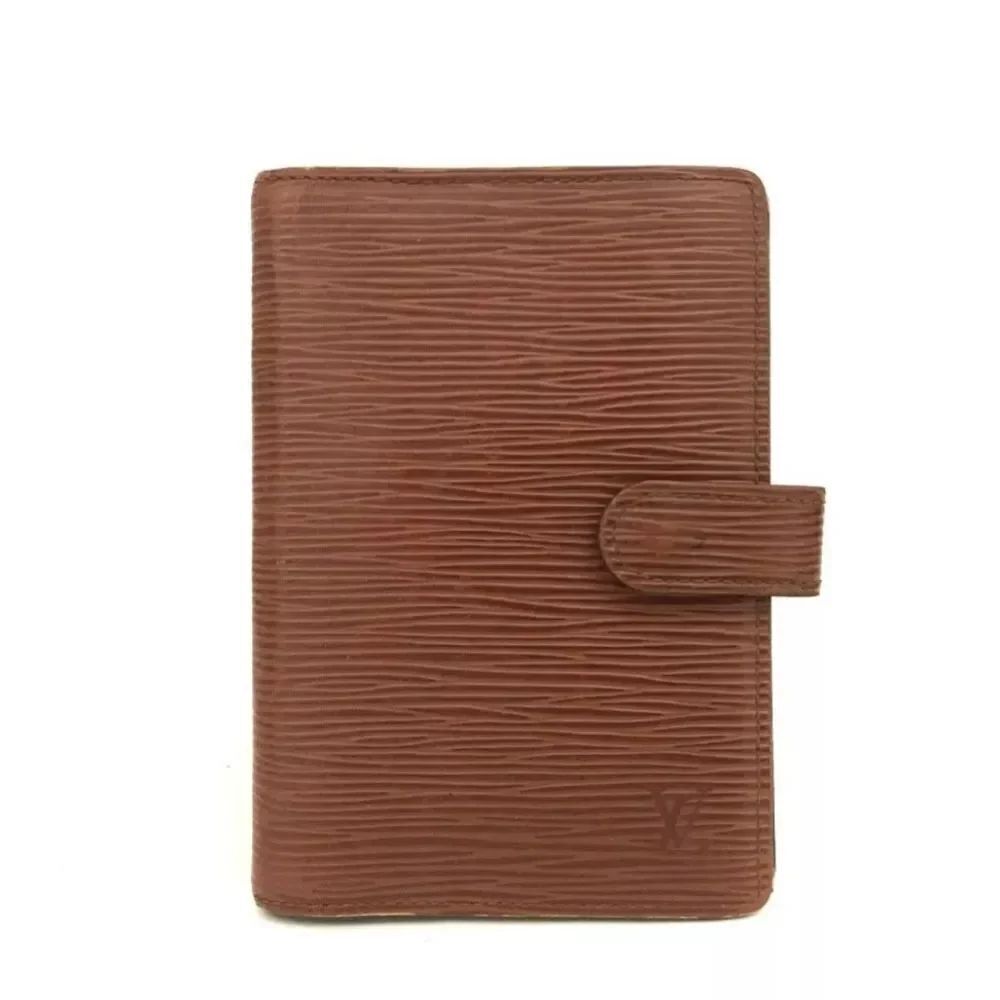 Authentic Louis Vuitton Epi Agenda PM Leather Notebook Cover/CA1915
